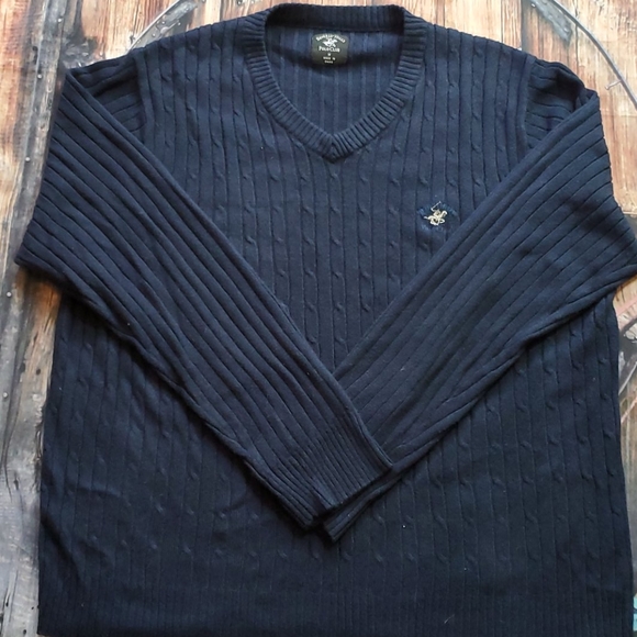 BEVERLY HILLS POLO CLUB PULL OVER SWEATER - Picture 7 of 10